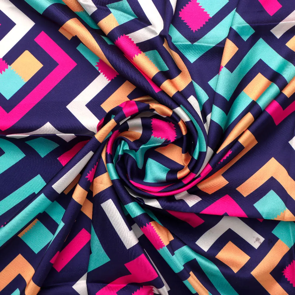 Abstract Digital Printed Fabric by FAB VOGUE Studio - Image 2
