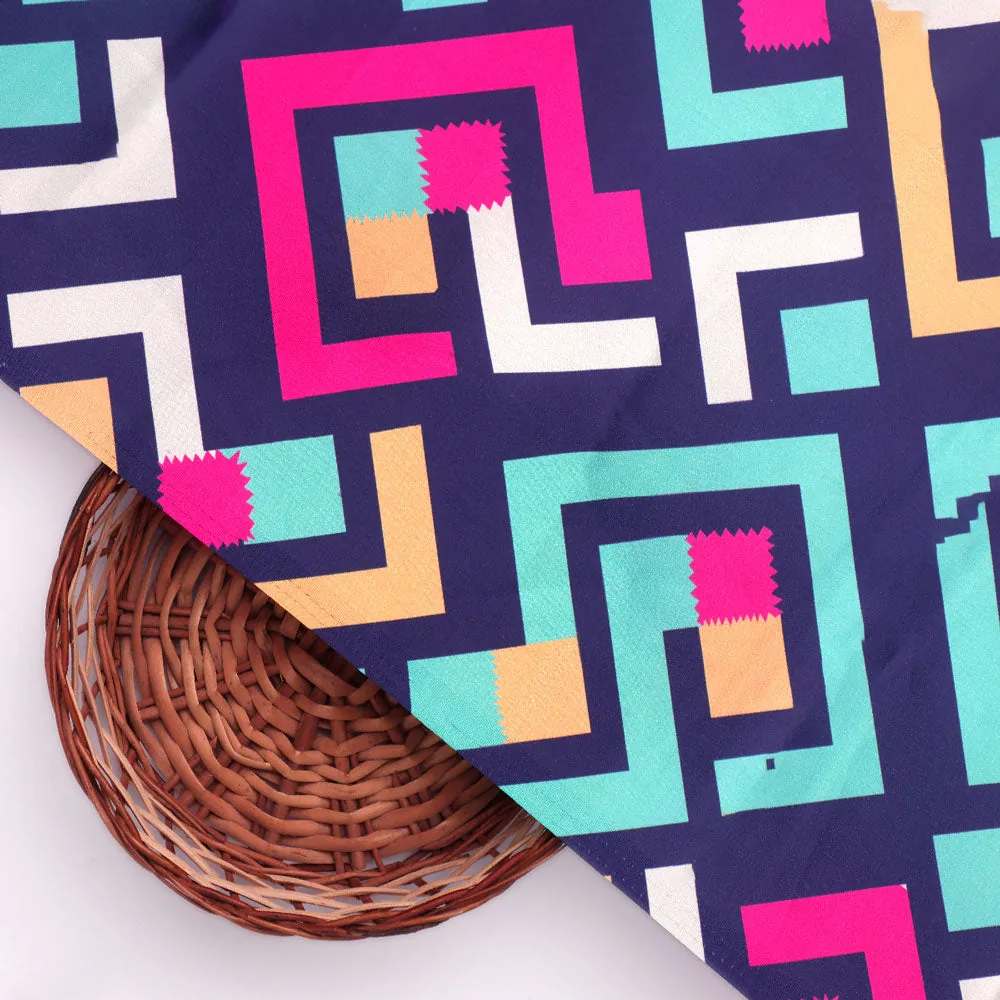 Abstract Digital Printed Fabric by FAB VOGUE Studio - Image 3