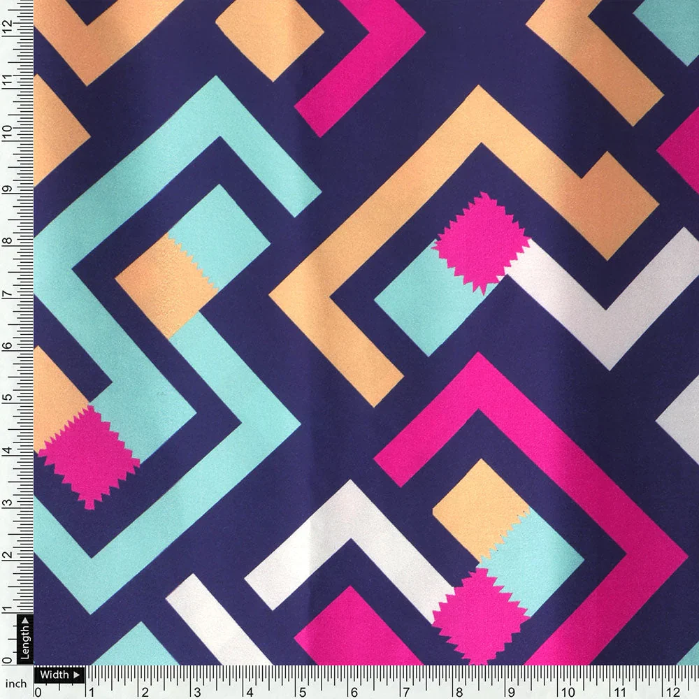 Abstract Digital Printed Fabric by FAB VOGUE Studio - Image 4