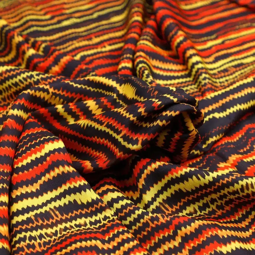 Abstract Stripes Digital Printed Fabric - Image 3