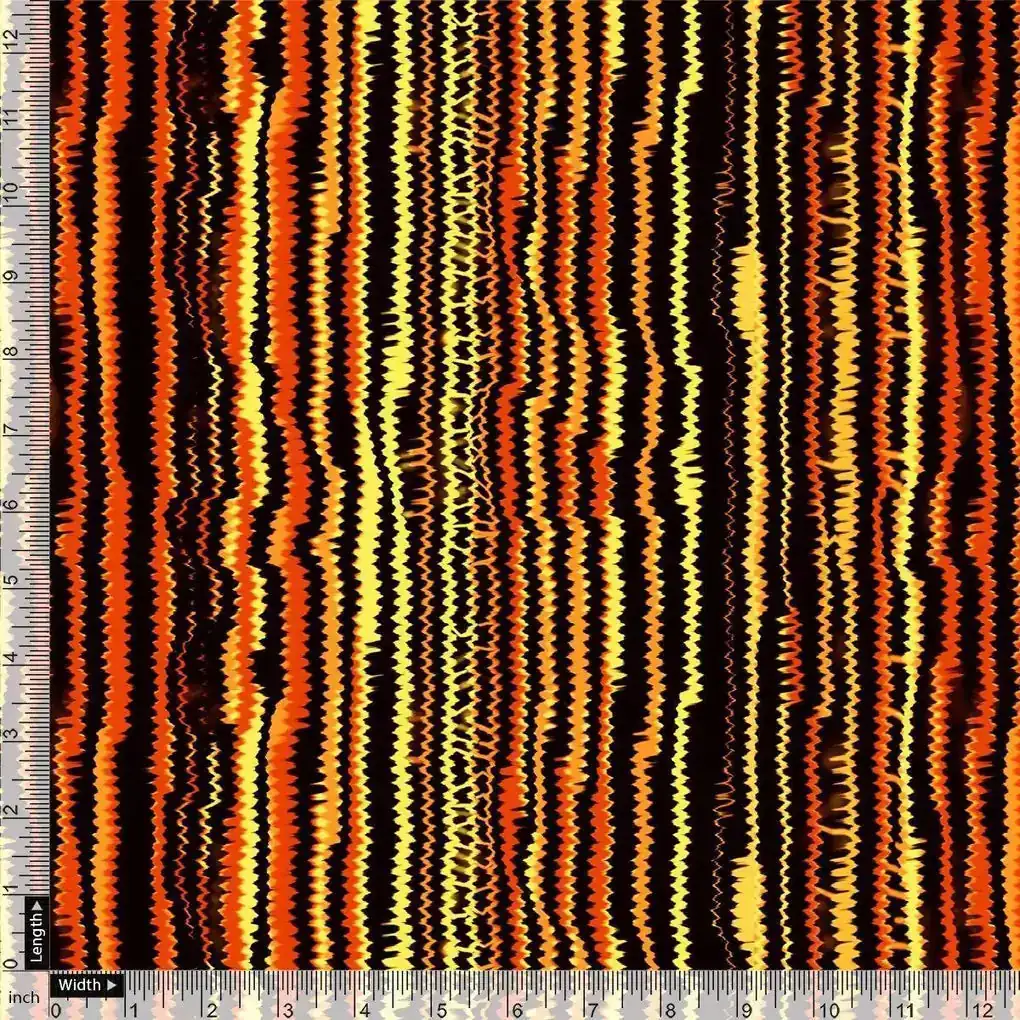 Abstract Stripes Digital Printed Fabric - Image 3