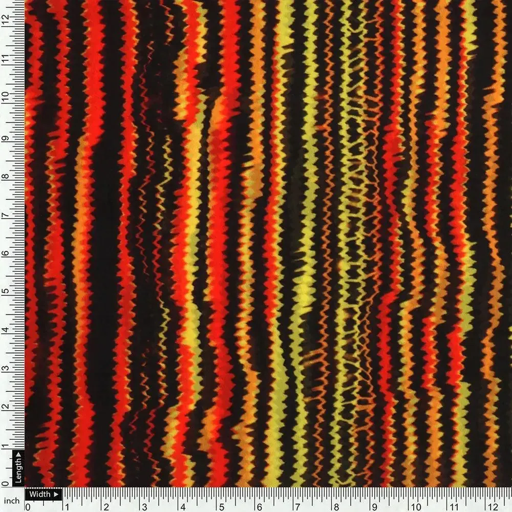 Abstract Stripes Digital Printed Fabric - Image 4