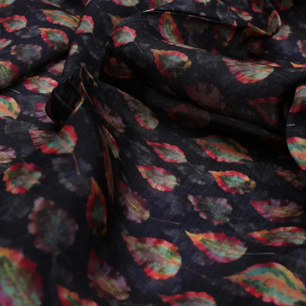 Autumn Leaves Digital Printed Fabrics - Image 3