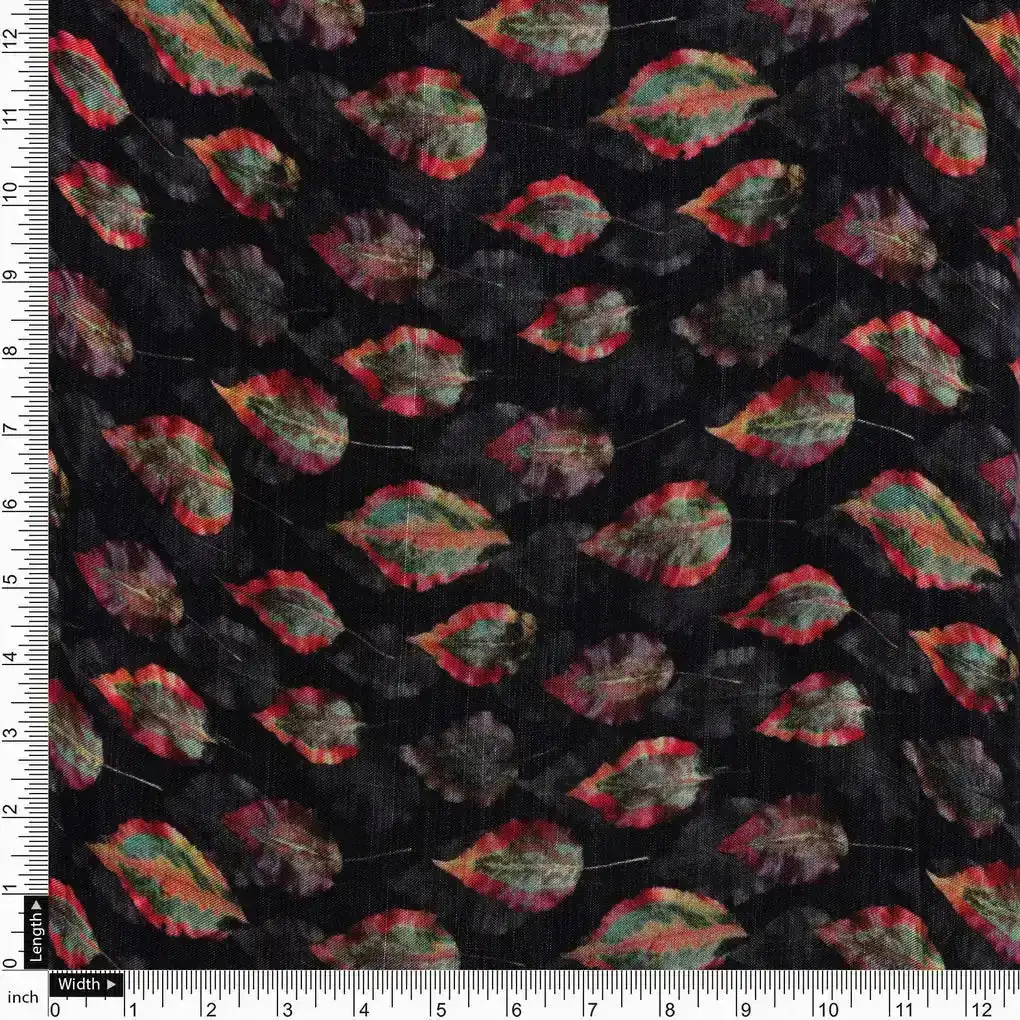 Autumn Leaves Digital Printed Fabrics - Image 4