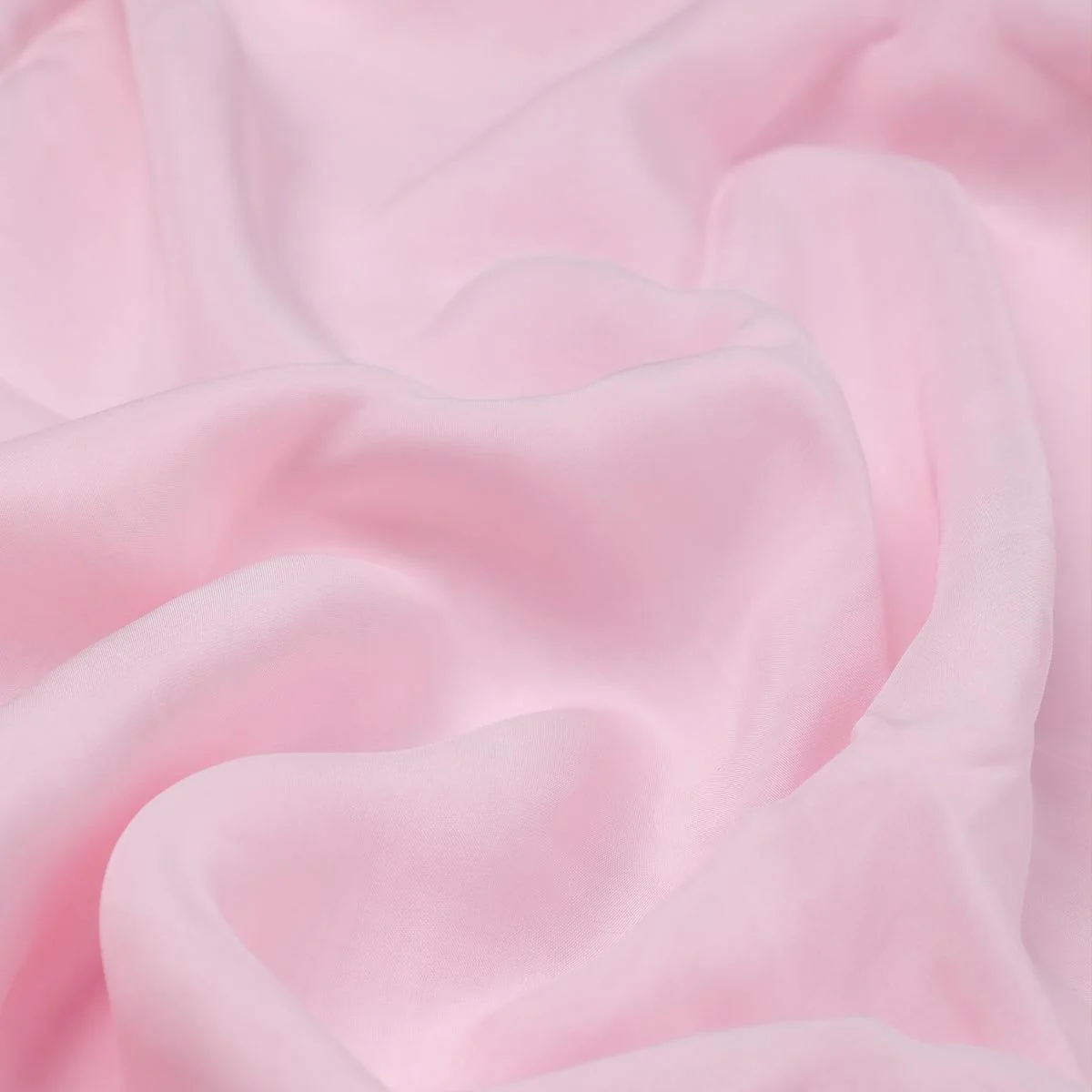 Baby Pink Colour Pure Organza Plain Dyed Fabric - Image 3