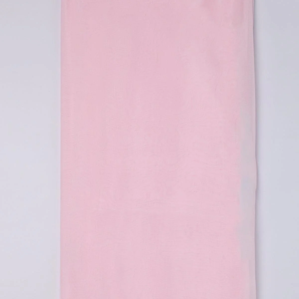 Baby Pink Colour Pure Organza Plain Dyed Fabric - Image 4