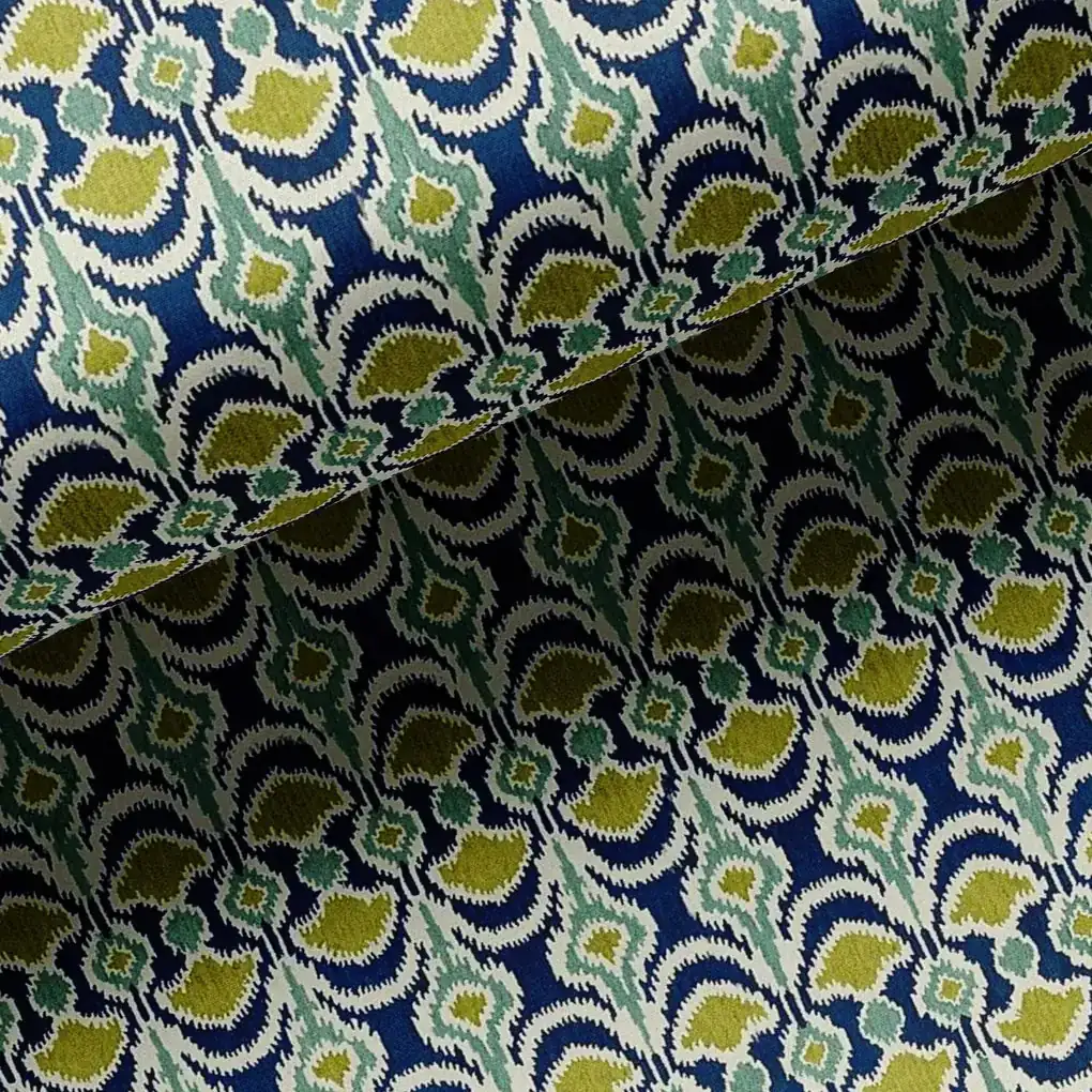 Bead and Reel Pattern Digital Printed Fabric - Image 3