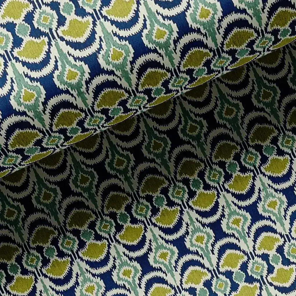 Bead and Reel Pattern Digital Printed Fabric - Image 3