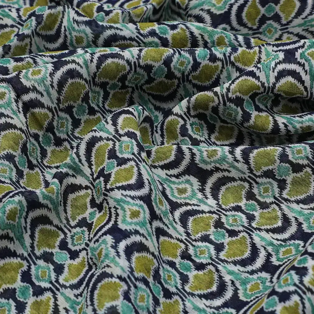 Bead and Reel Pattern Digital Printed Fabric - Image 3