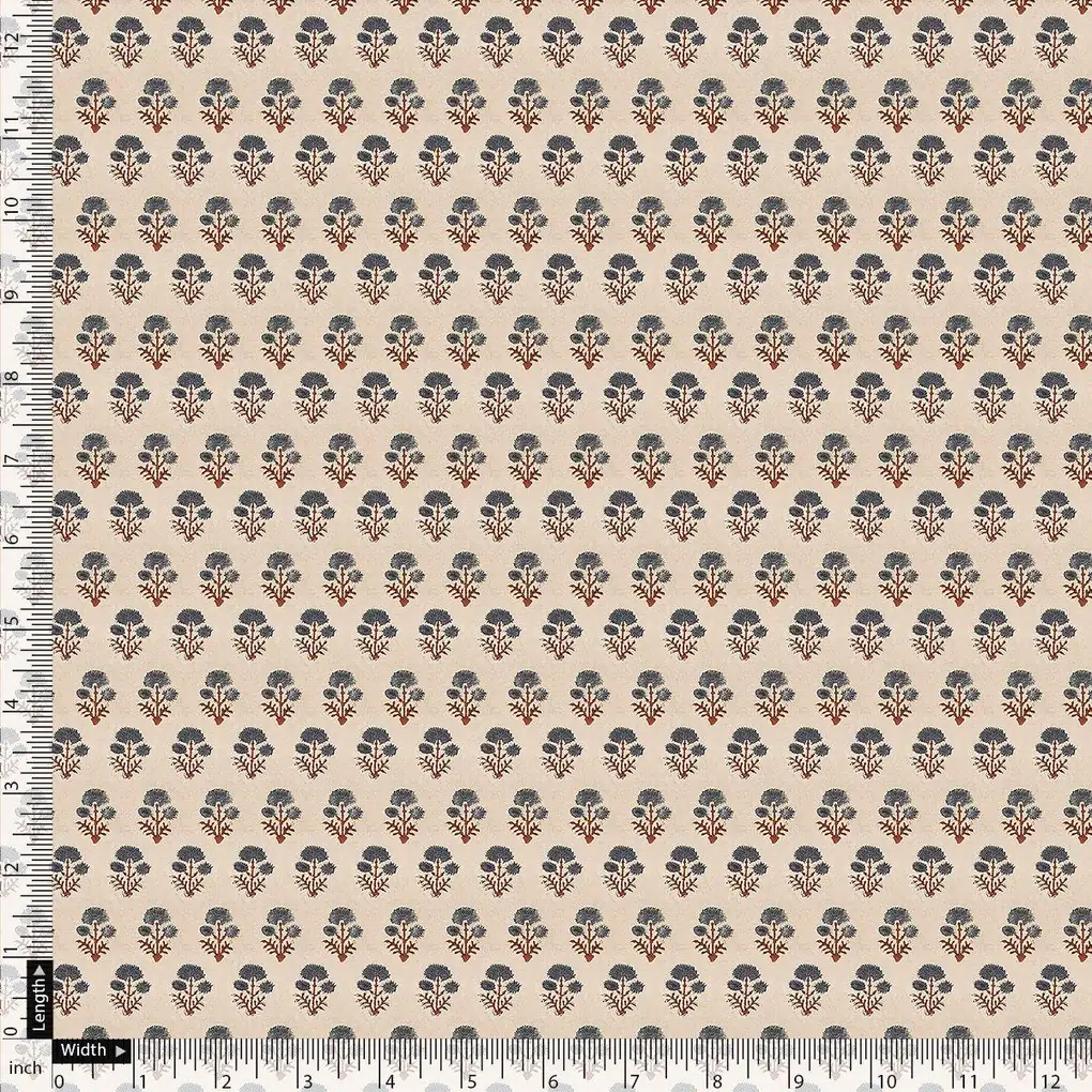 Beautiful Eucalyptus Tree Seamless Digital Printed Fabric - Image 4