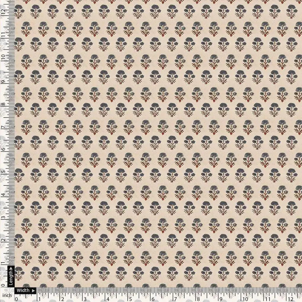 Beautiful Eucalyptus Tree Seamless Digital Printed Fabric - Cotton - Image 4