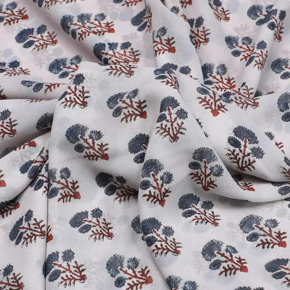 Beautiful Eucalyptus Tree Seamless Digital Printed Fabric - Weightless - Image 3