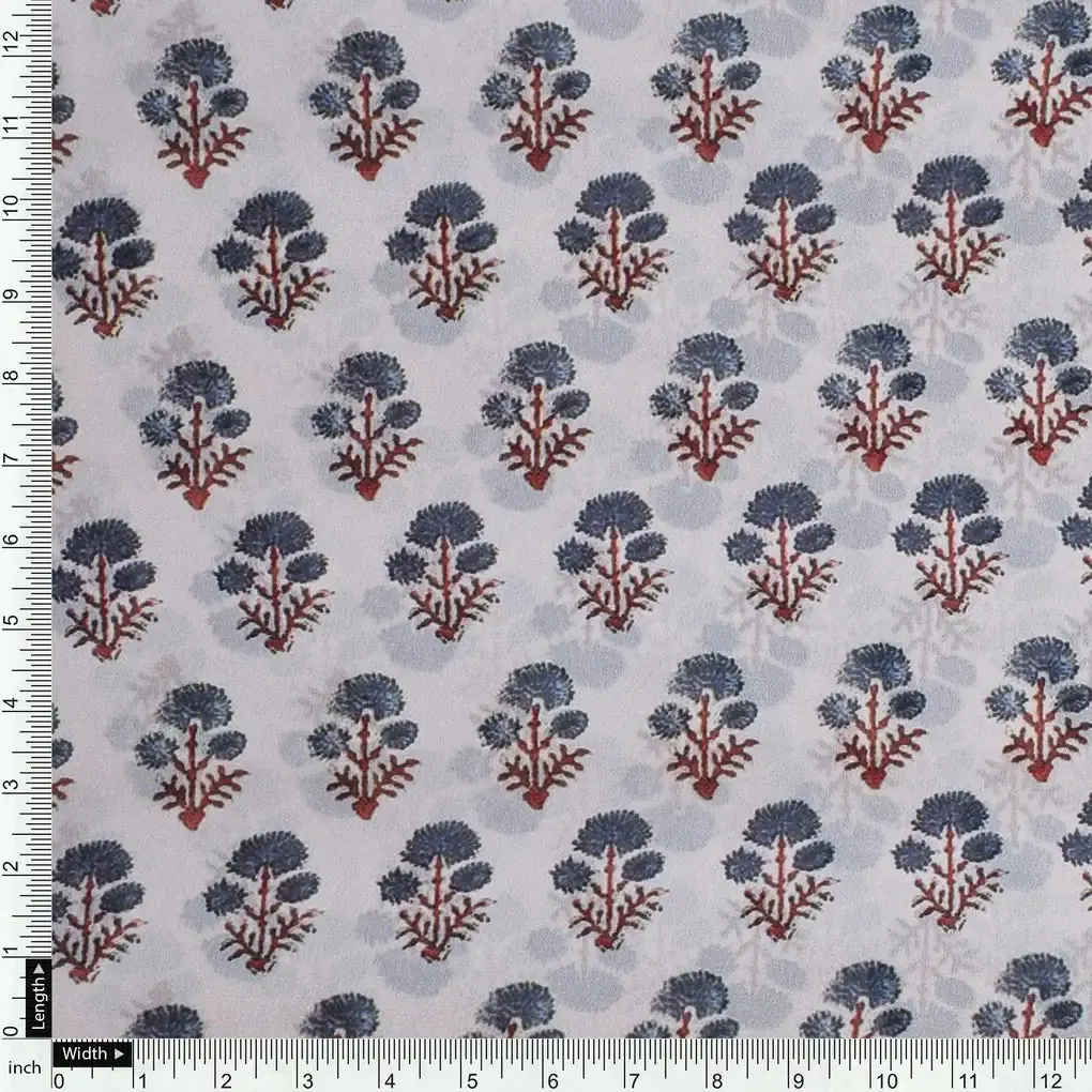 Beautiful Eucalyptus Tree Seamless Digital Printed Fabric - Weightless - Image 4