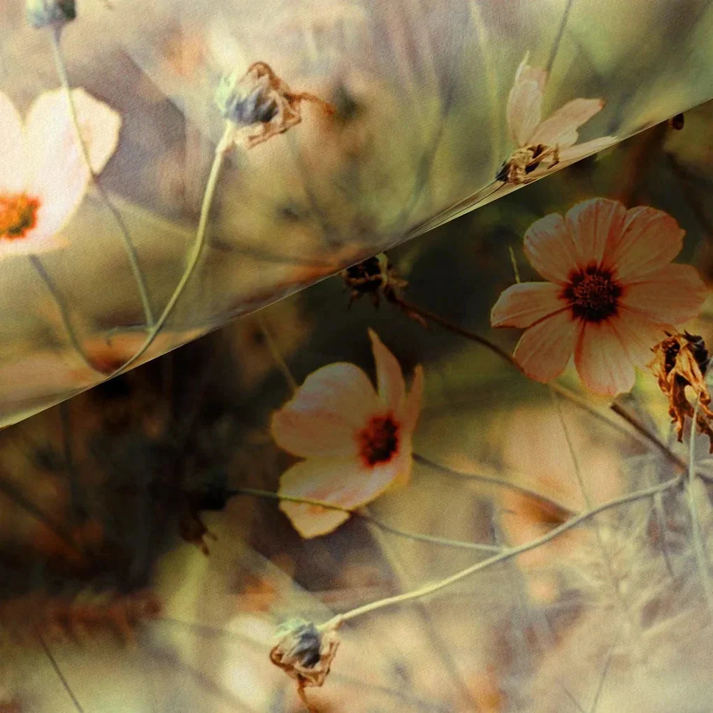 Beautiful Floral Garden Digital Printed Fabric - Image 3