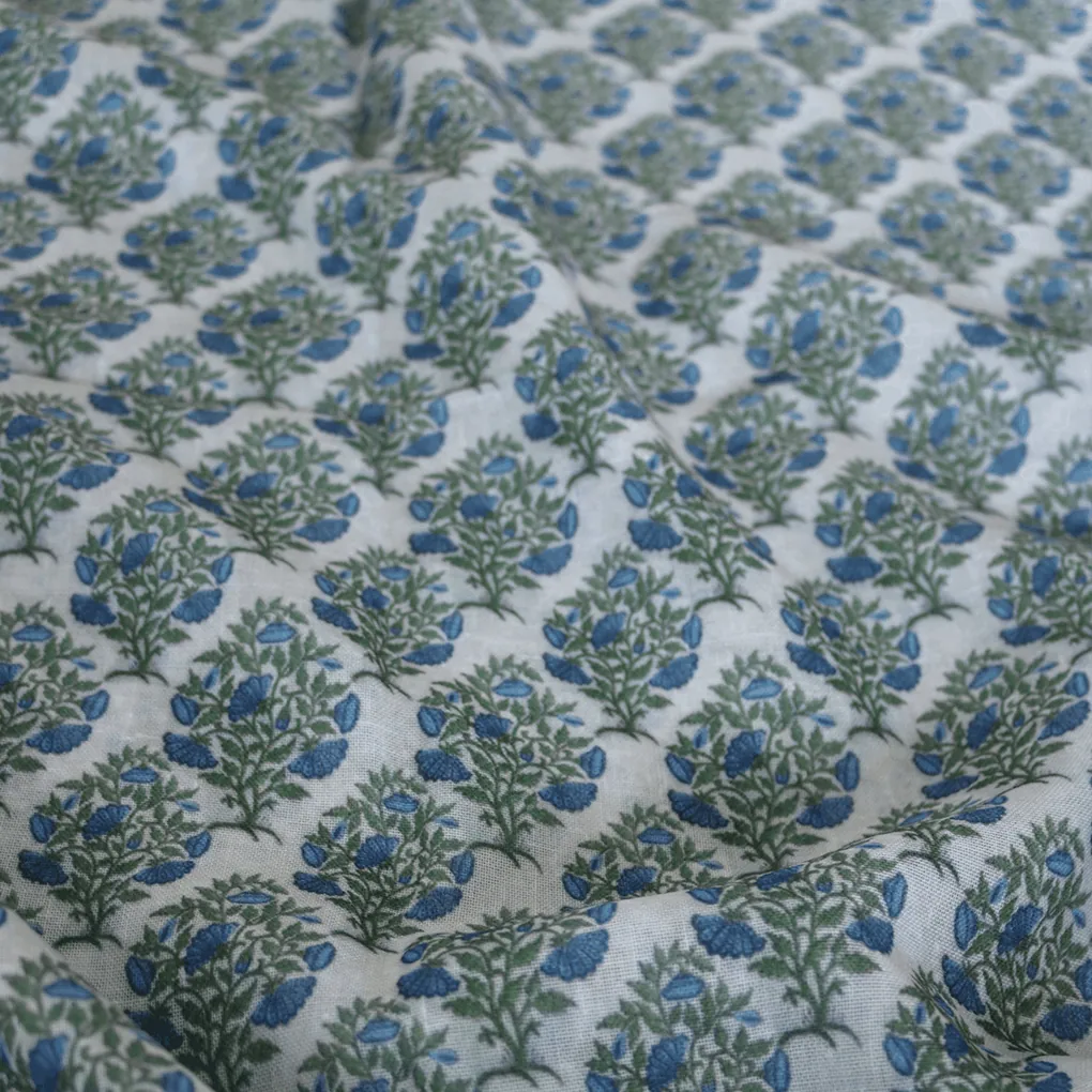 Beautiful Garden Valley Of Flower Digital Printed Fabric - Linen - Image 4