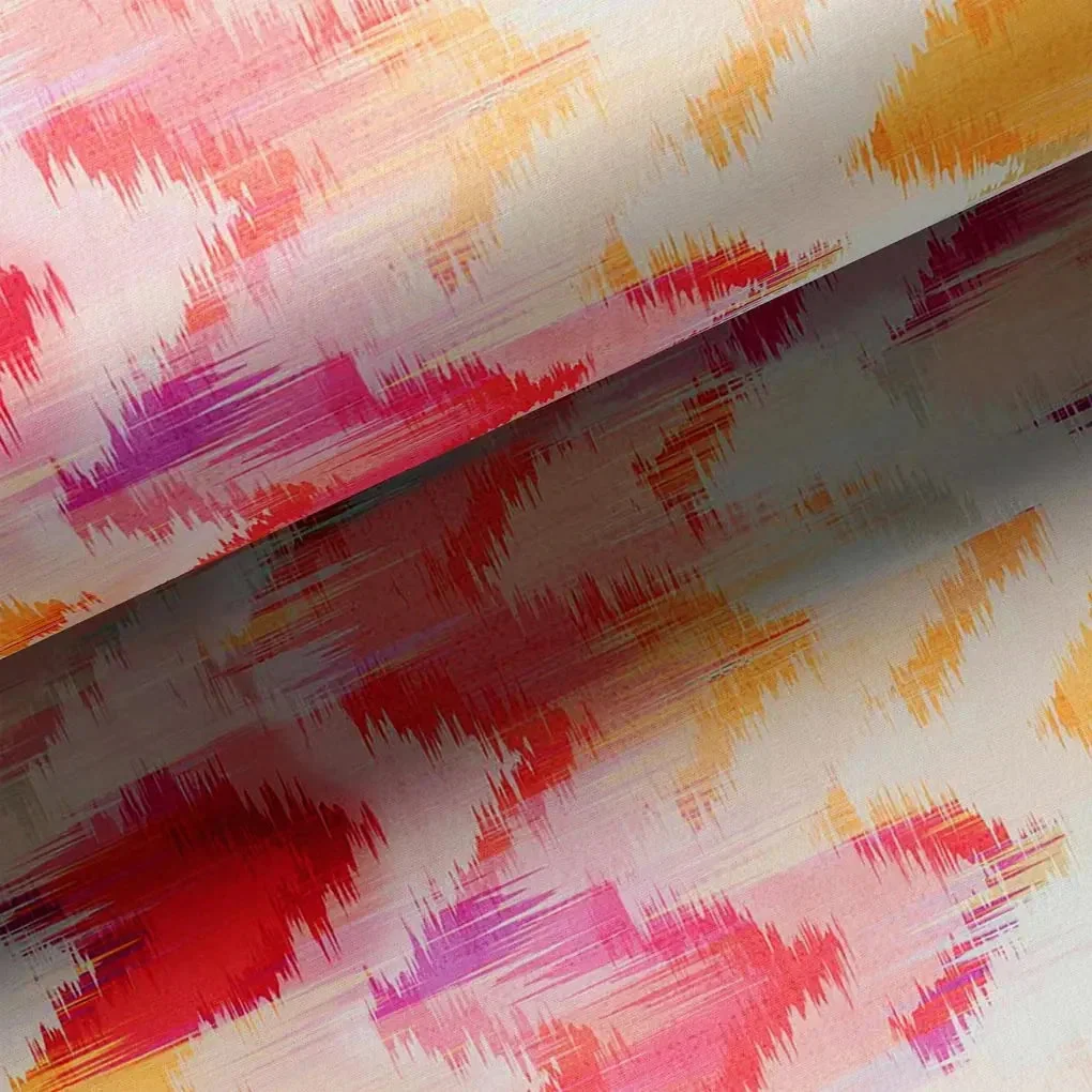 Beautiful Multi-Color Leheriya Digital Printed Fabric - Image 3