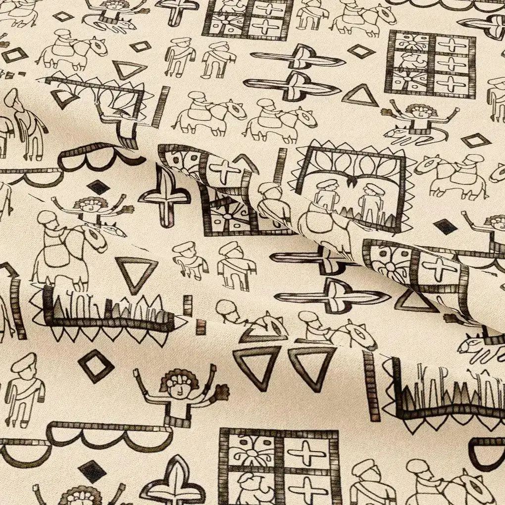 Beautiful Quirky Printed Fabric - Image 3