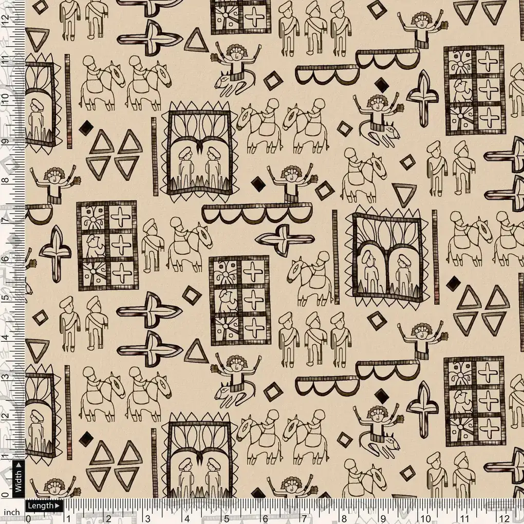 Beautiful Quirky Printed Fabric - Image 4