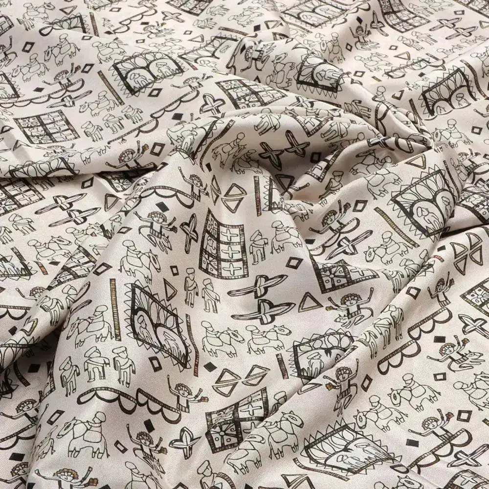 Beautiful Quirky Printed Fabric - Image 3