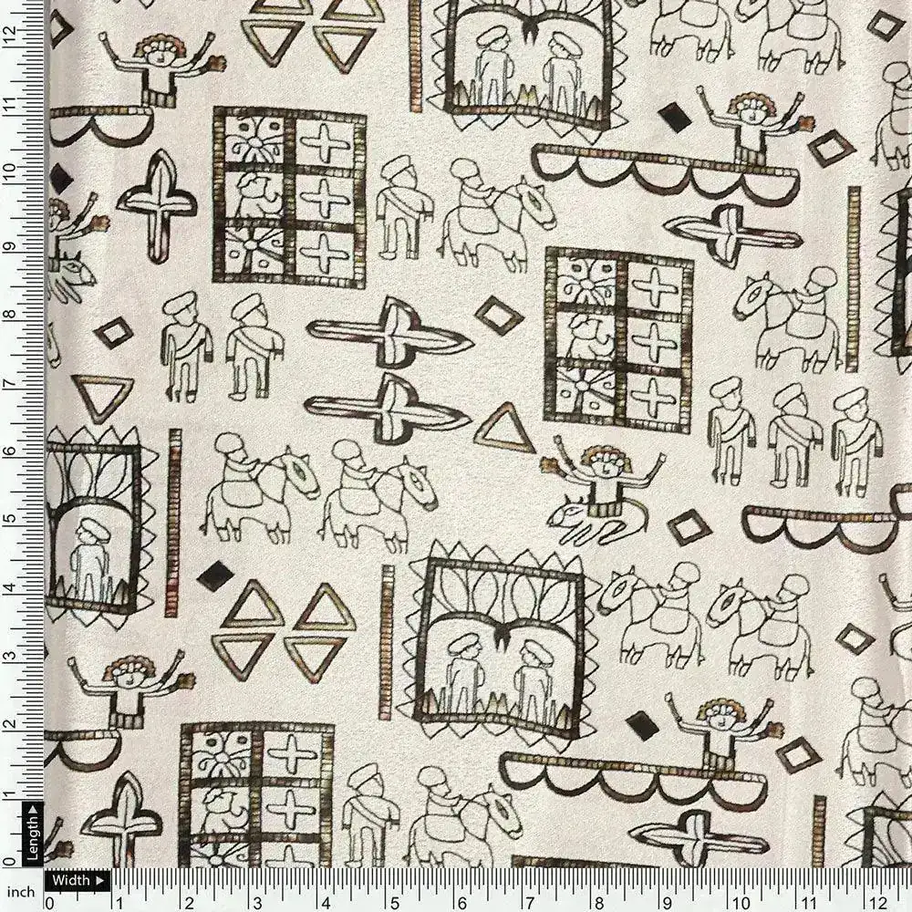 Beautiful Quirky Printed Fabric - Image 4