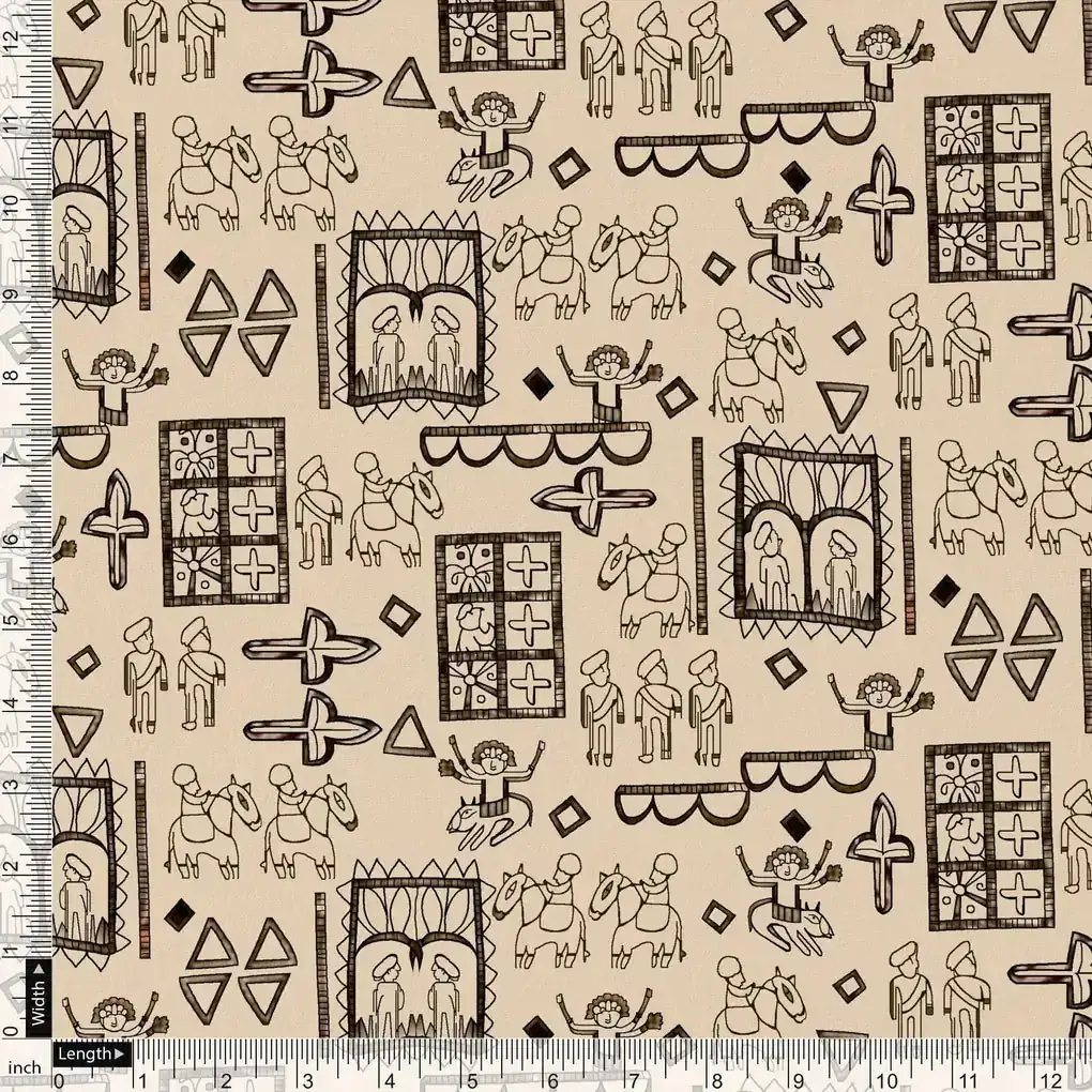 Beautiful Quirky Printed Fabric - Image 4