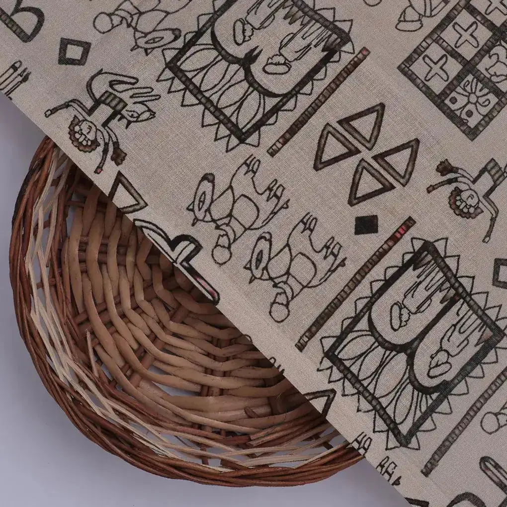 Beautiful Quirky Printed Fabric - Image 2
