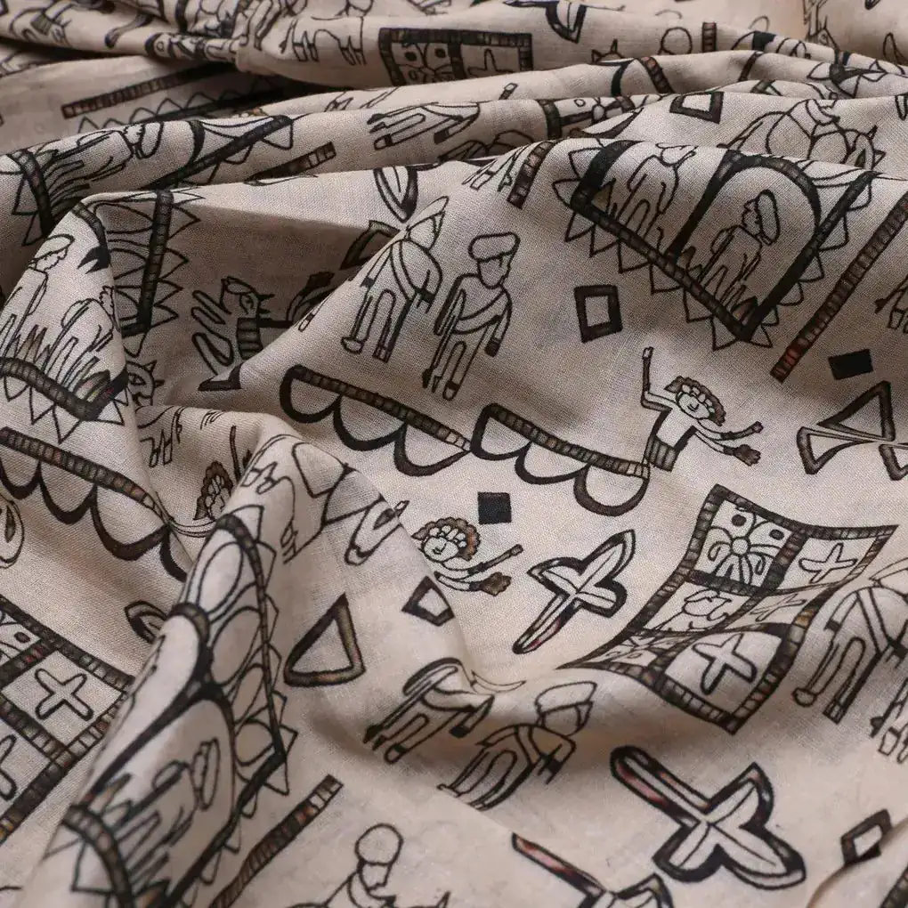 Beautiful Quirky Printed Fabric - Image 3