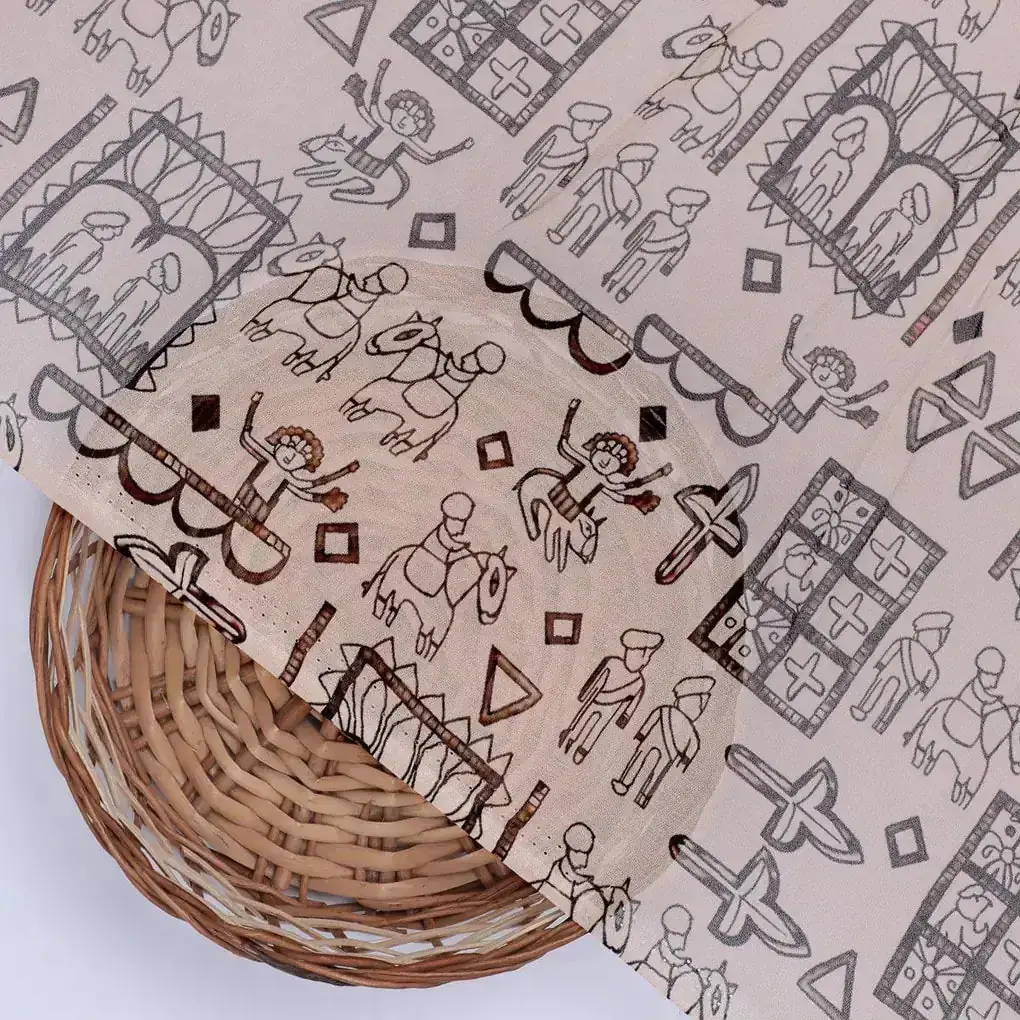 Beautiful Quirky Printed Fabric - Image 2