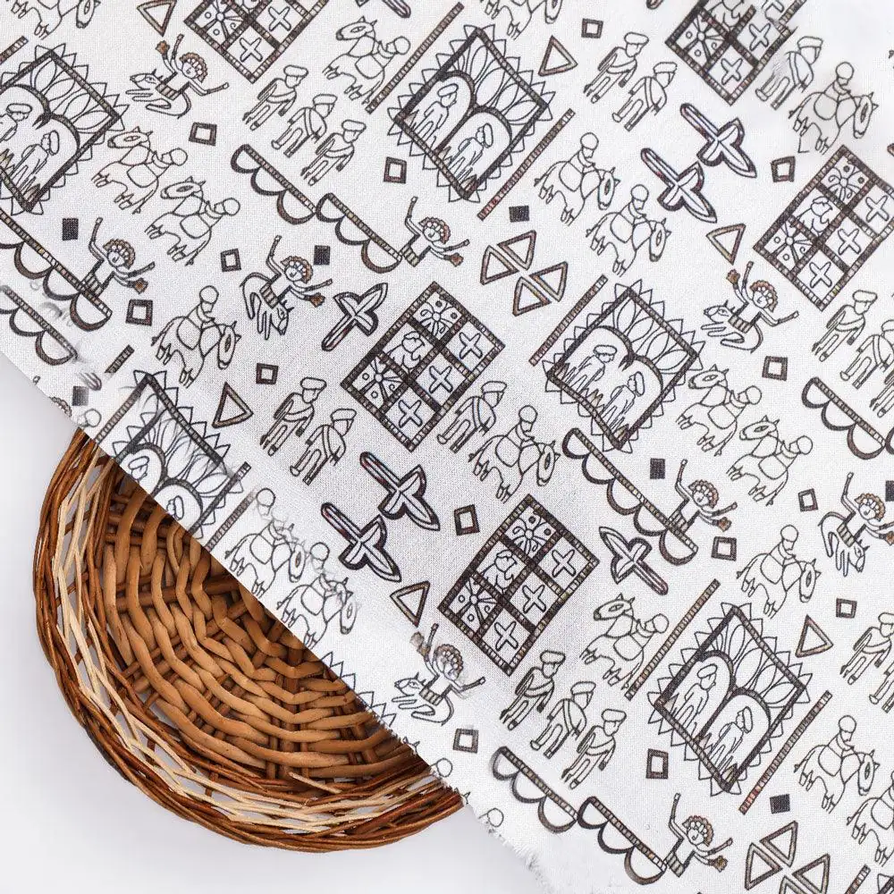 Beautiful Quirky Printed Fabric - Image 2