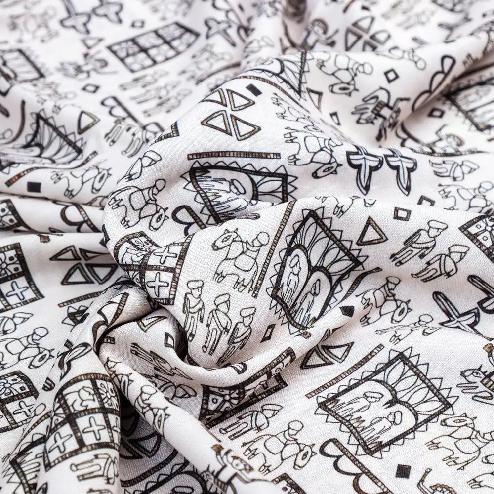 Beautiful Quirky Printed Fabric - Image 3