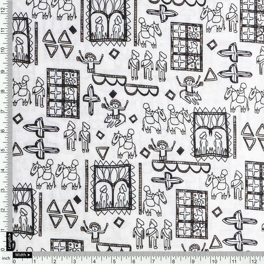 Beautiful Quirky Printed Fabric - Image 4