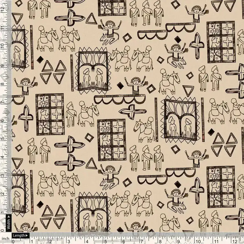 Beautiful Quirky Printed Fabric - Image 4