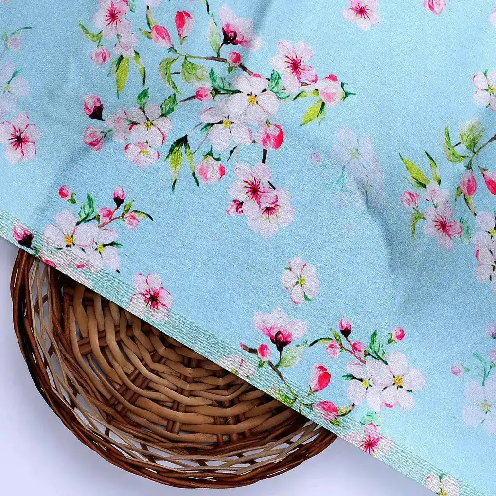Beautiful Rama Floral Vine Digital Printed Fabric - Image 2