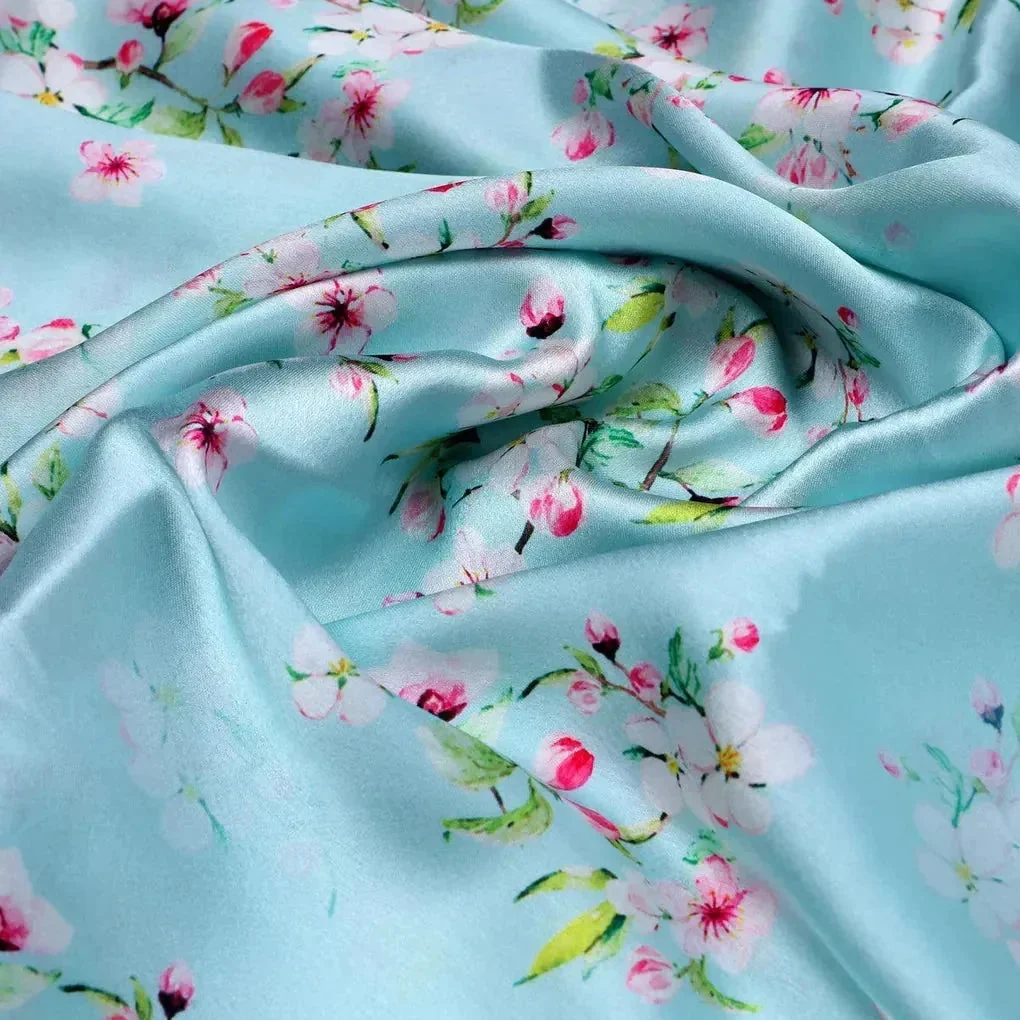 Beautiful Rama Floral Vine Digital Printed Fabric - Image 3