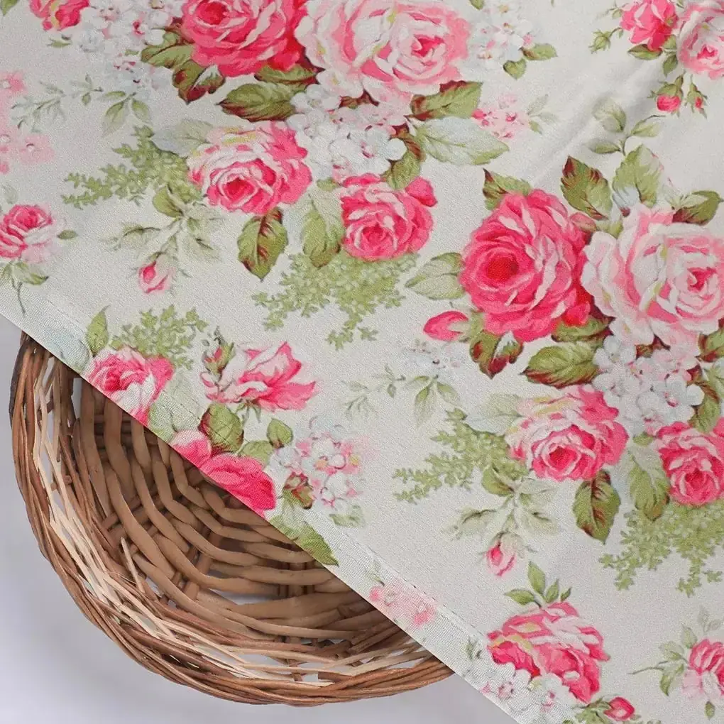 Beautiful Bunch of Roses Digital Printed Fabric - Image 2