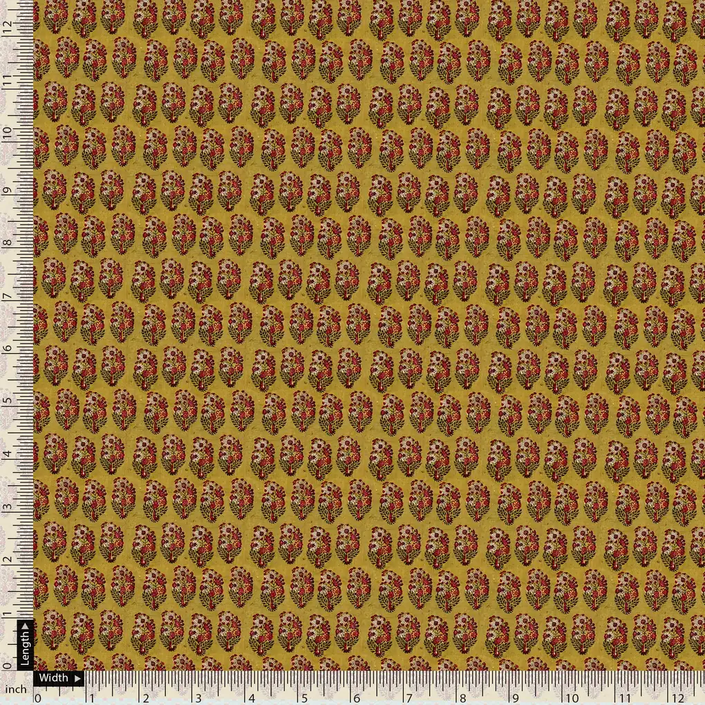 Beautiful Roses Port Repeat Digital Printed Fabric - Pure Cotton - Image 4