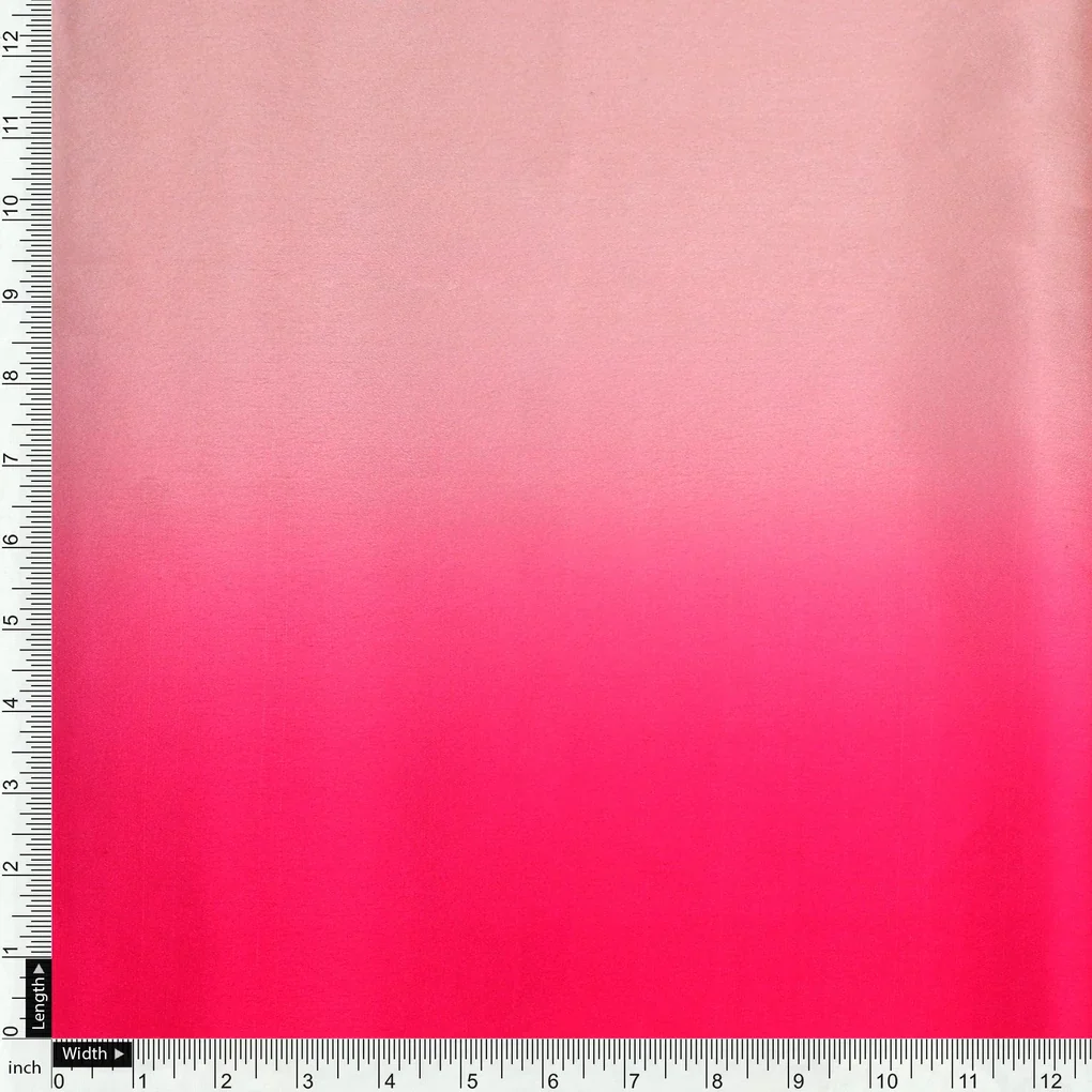 Beautiful Three Colour Gradients Digital Printed Fabric - Japan Satin - Image 4