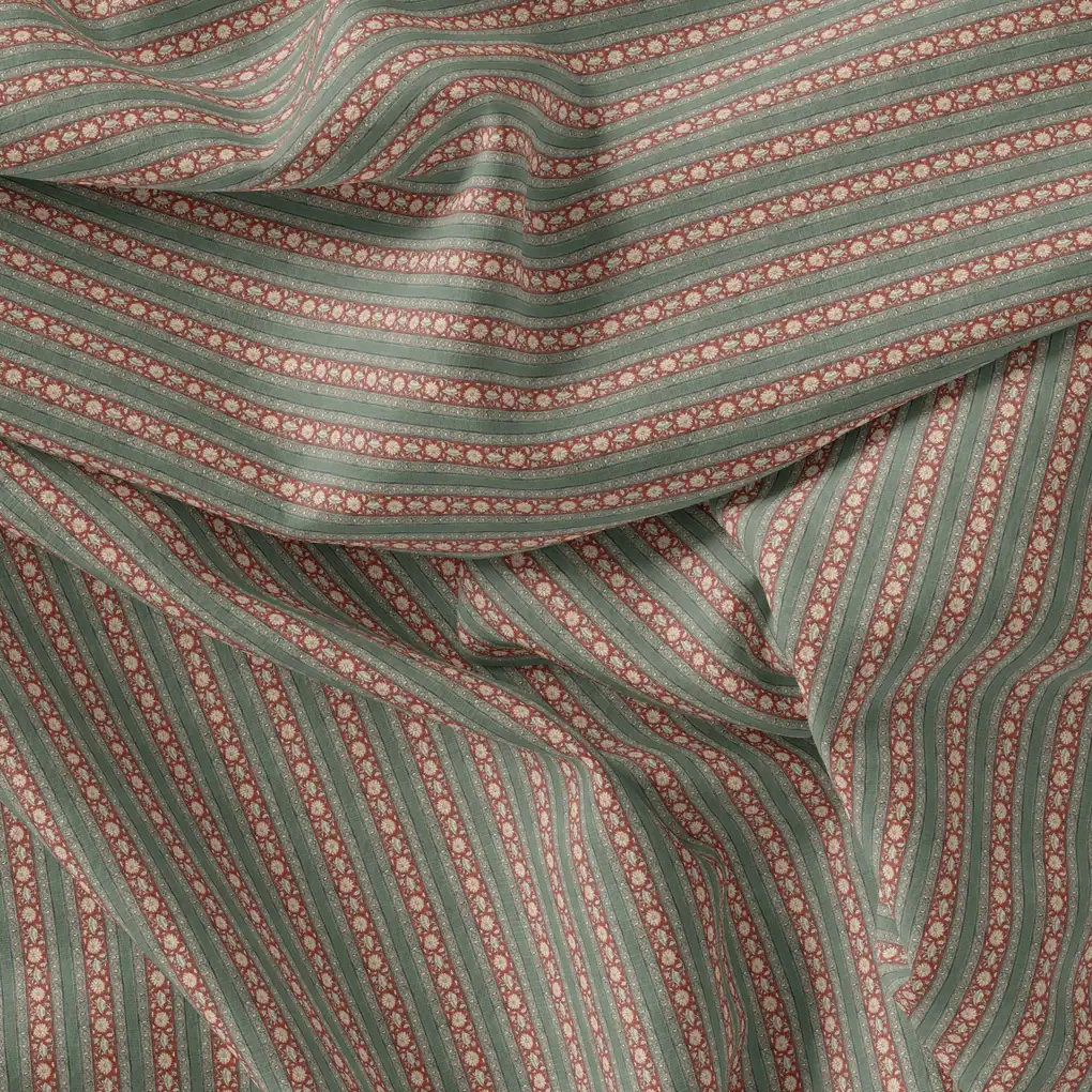 Beautiful Tiny Circle Strips Digital Printed Fabric - Image 4
