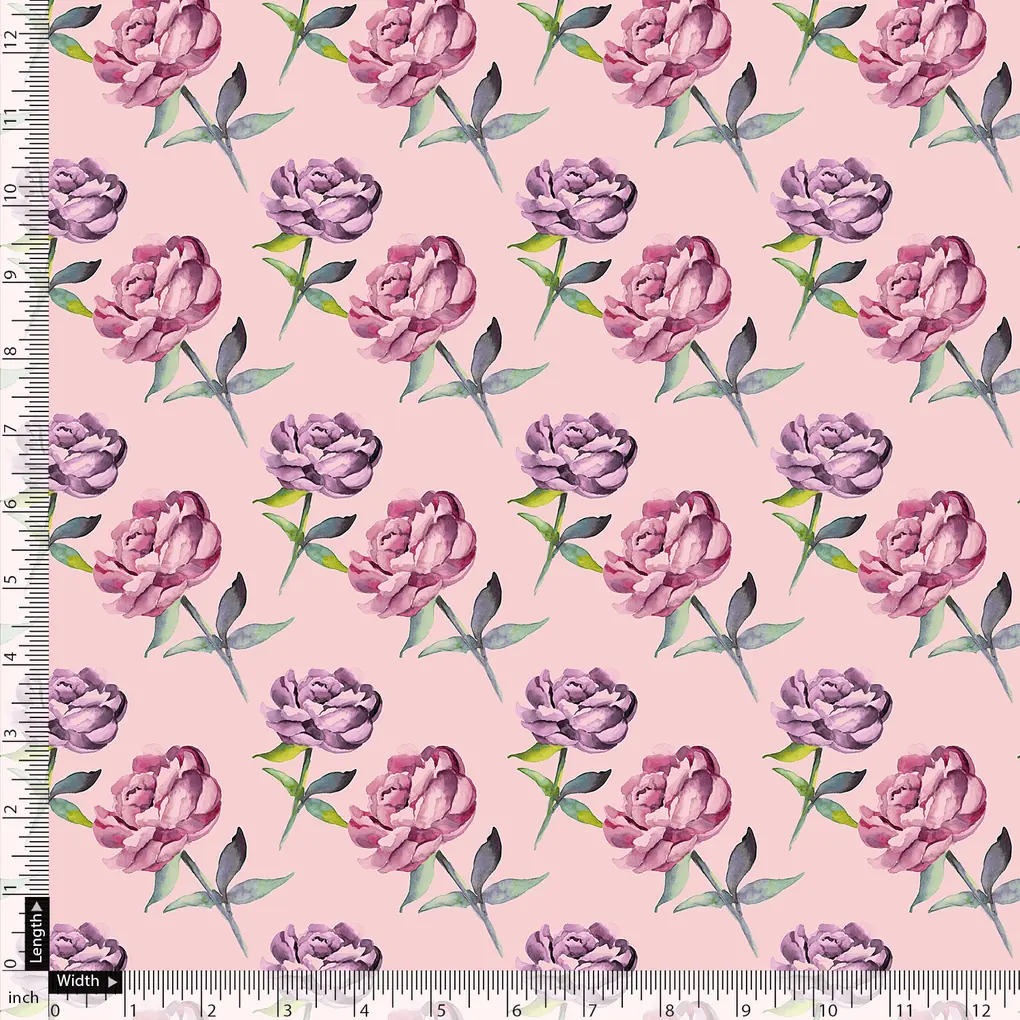 Benifuji Flower Pure Cotton Printed Fabric Material - Image 5