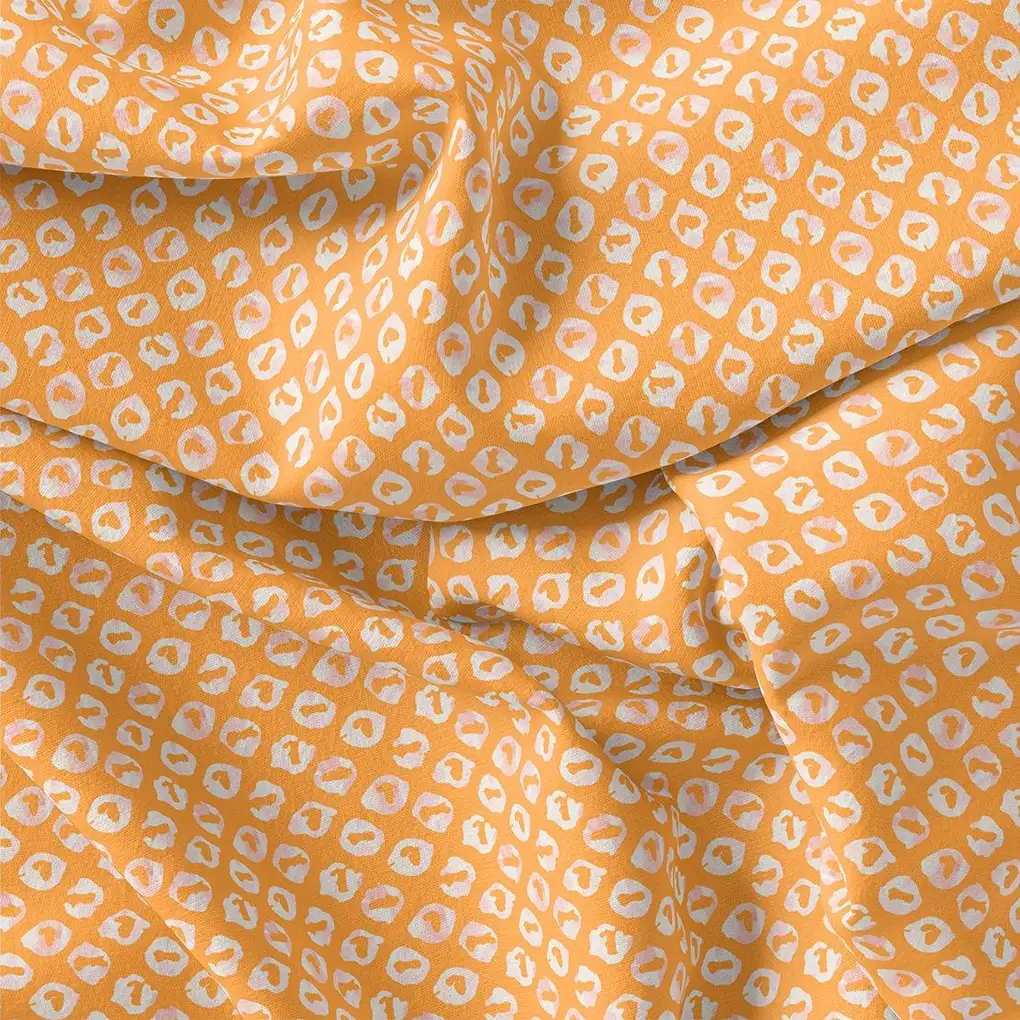 Bird's Eye Seamless Pattern Digital Printed Fabric - Pure Muslin - Image 3