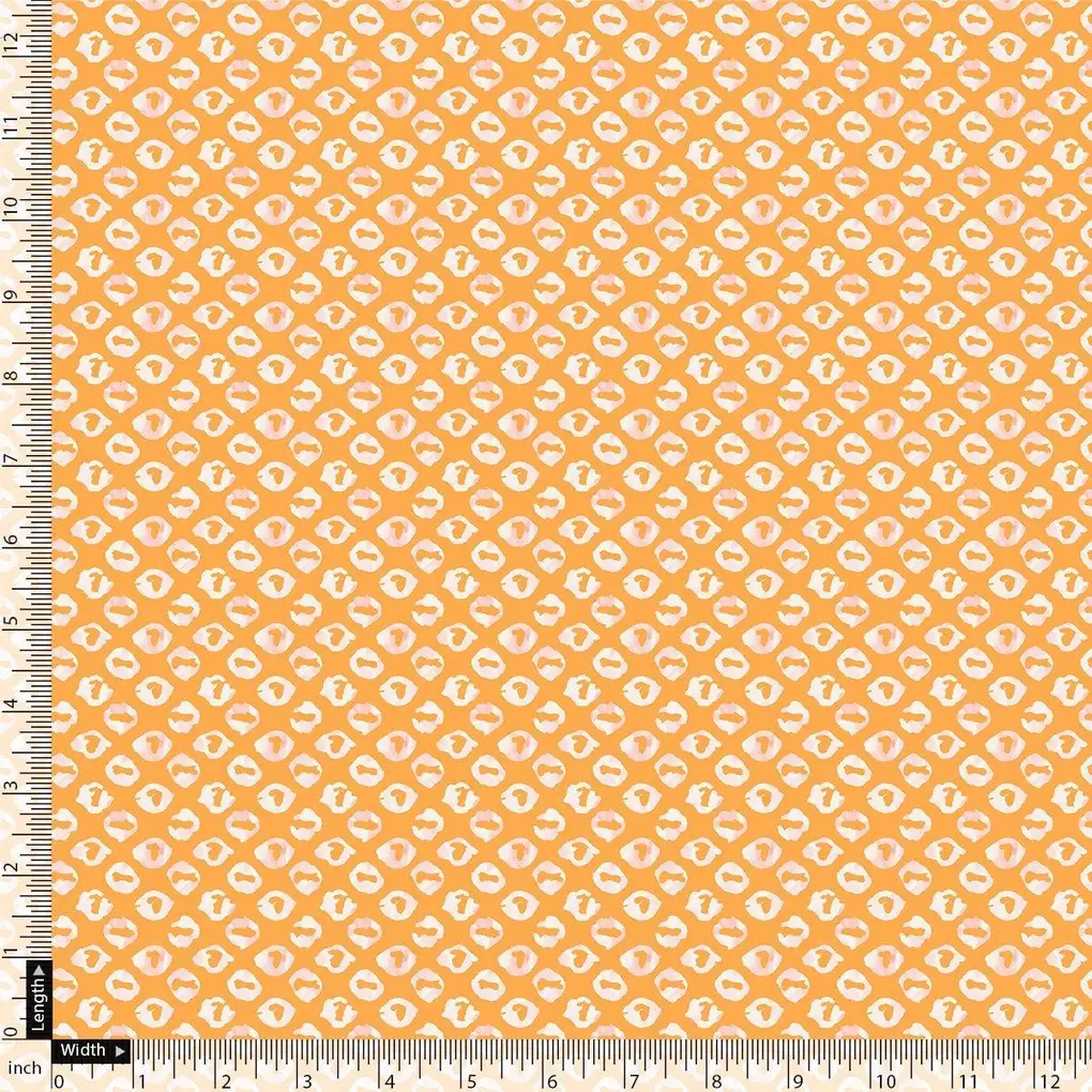 Bird's Eye Seamless Pattern Digital Printed Fabric - Rayon - Image 4