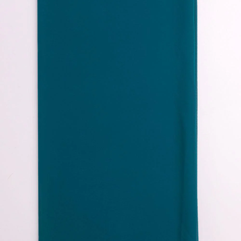 Blue Plain Georgette Solid Fabric - Image 4