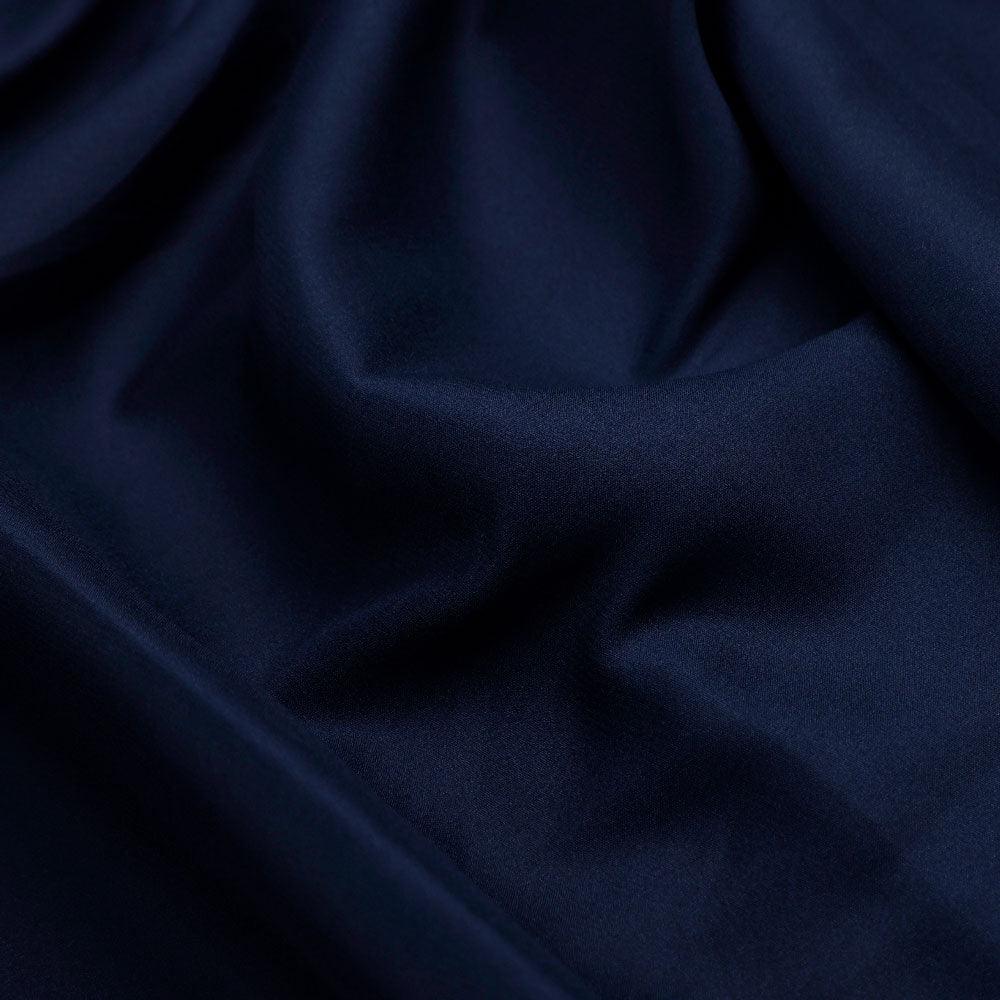 Blue Plain Japan Satin Solid Fabric - Image 3