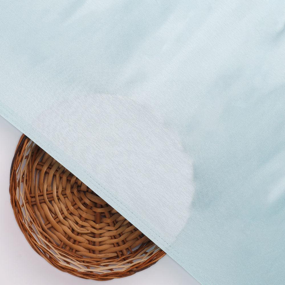 Firozi Plain Japan Satin Solid Fabric - Image 2