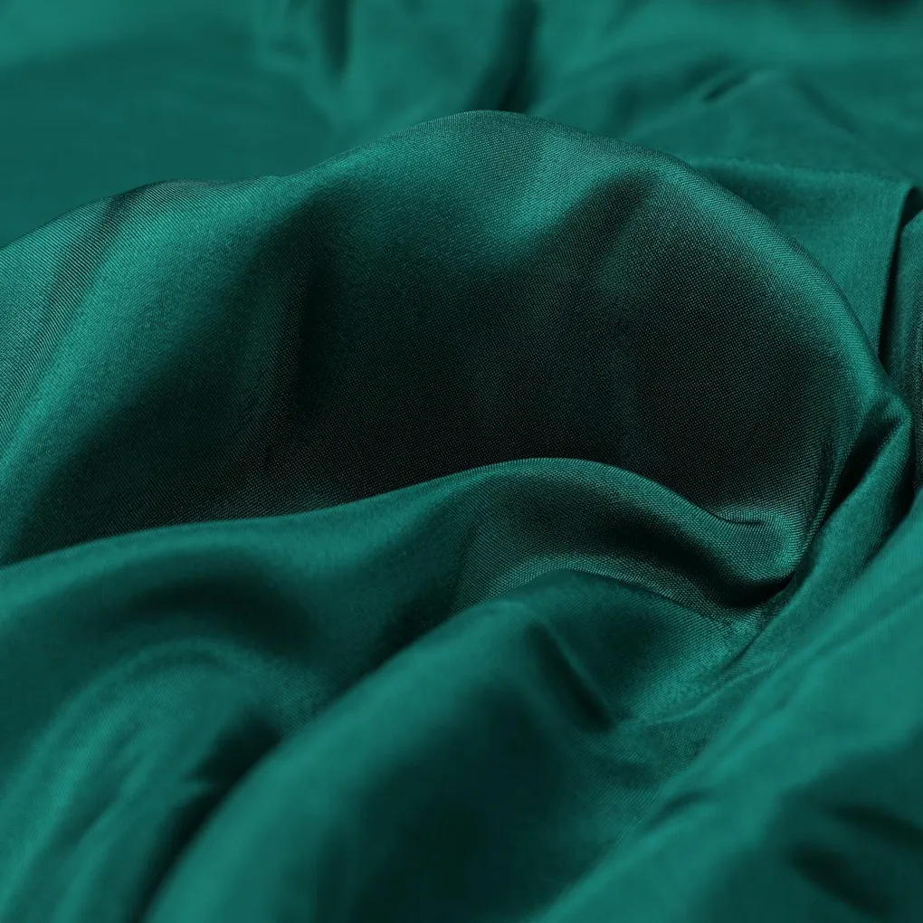 Bottel Green Colour Pure Upada Plain Dyed Fabric - Image 3