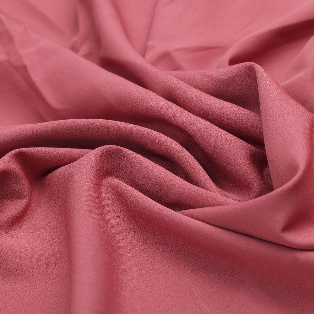 Brown Plain American Crepe Solid Fabric - Image 3