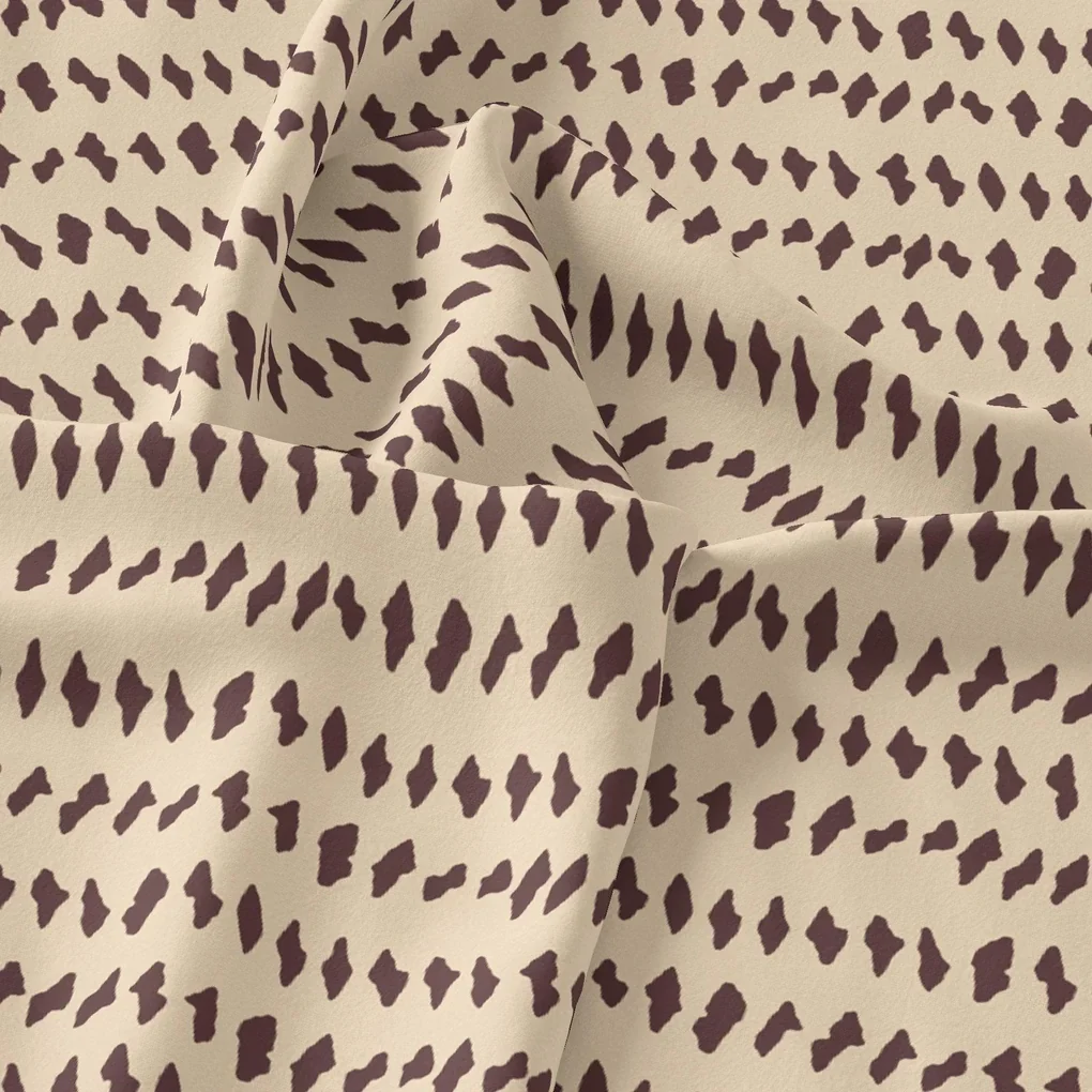 Brown Stones Digital Printed Fabric - Image 3
