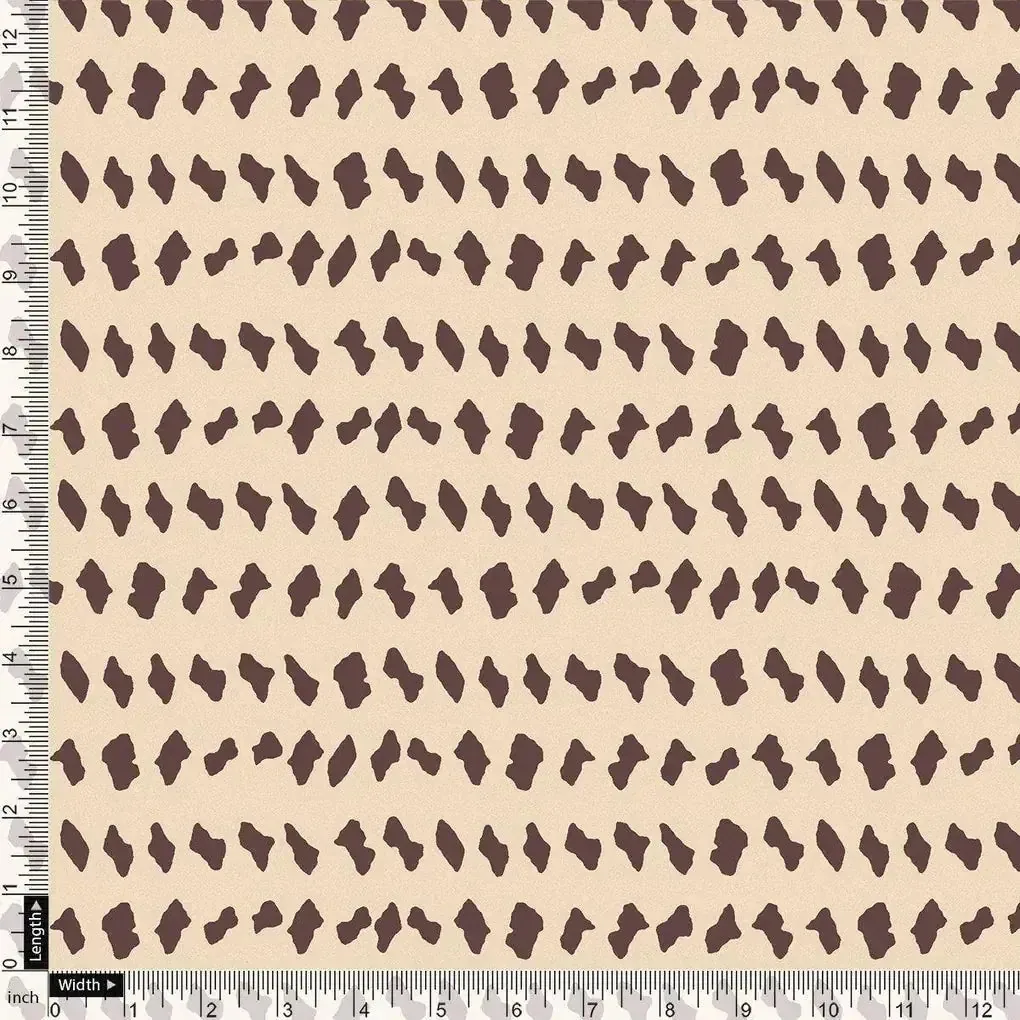 Brown Stones Digital Printed Fabric - Muslin - Image 4