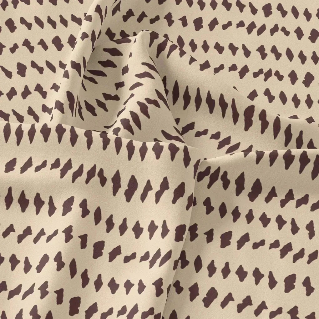 Brown Stones Digital Printed Fabric - Pure Chiffon - Image 3