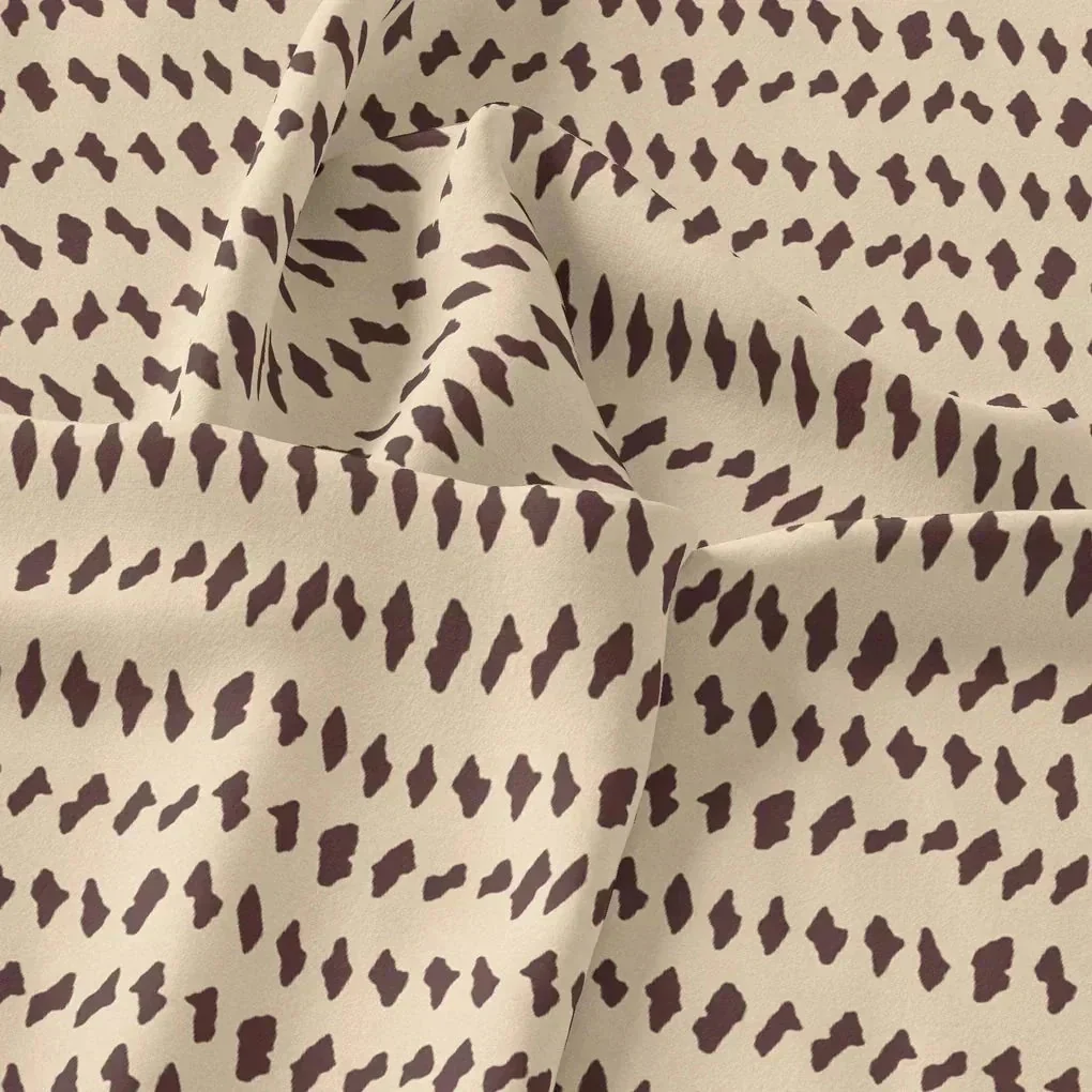 Brown Stones Digital Printed Fabric - Pure Muslin - Image 3